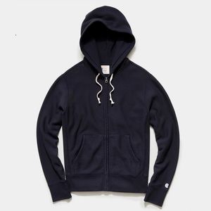 TODD SNYDER + CHAMPION - NAVY FULL ZIP HOODIE - SIZE S